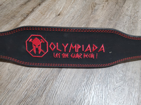 Olympic Lifting Thin 7mm Leather Belts